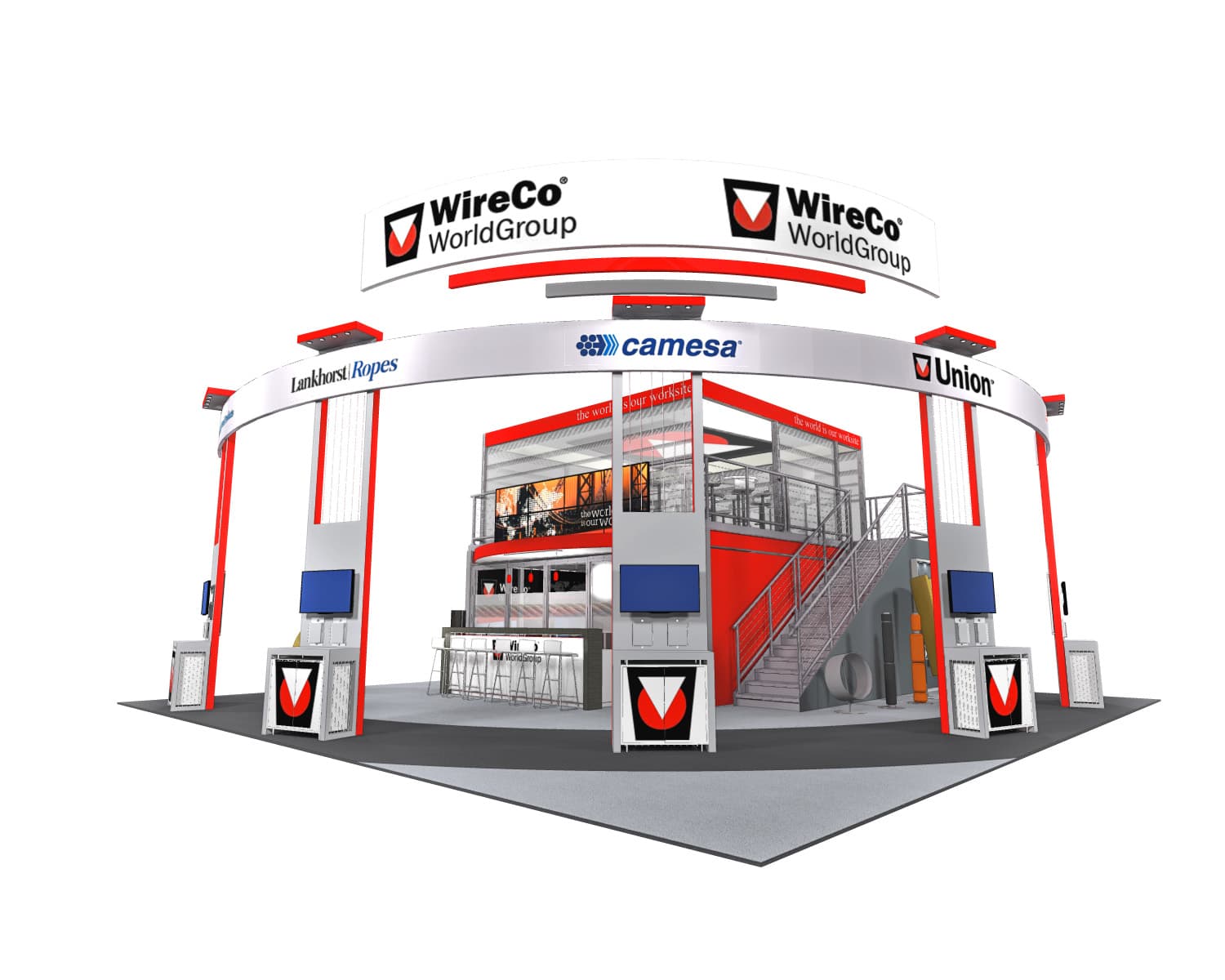 Custom Trade Show Displays Gallery Wireco exhibit